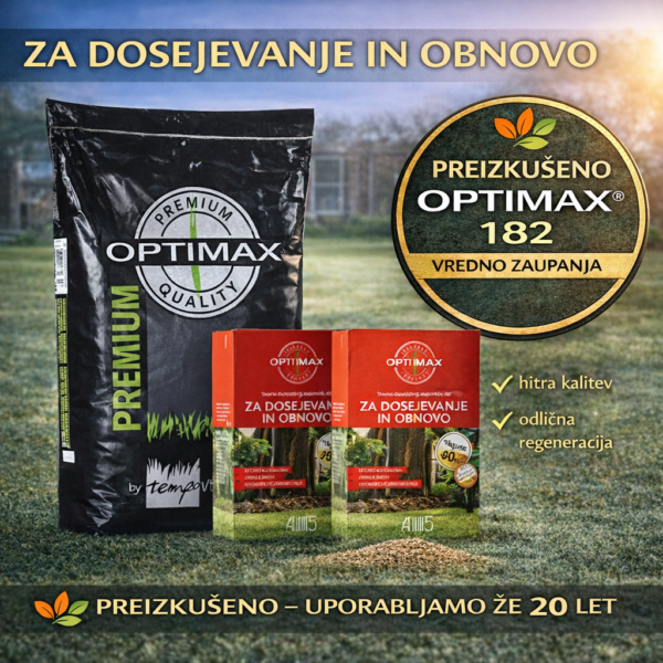 Travno seme Optimax za dosejevanje in obnovo št. 182