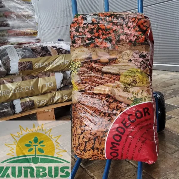 DOMOFLOR - LUBJE 10-25mm / 70L (Macesnovo okrasno lubje)