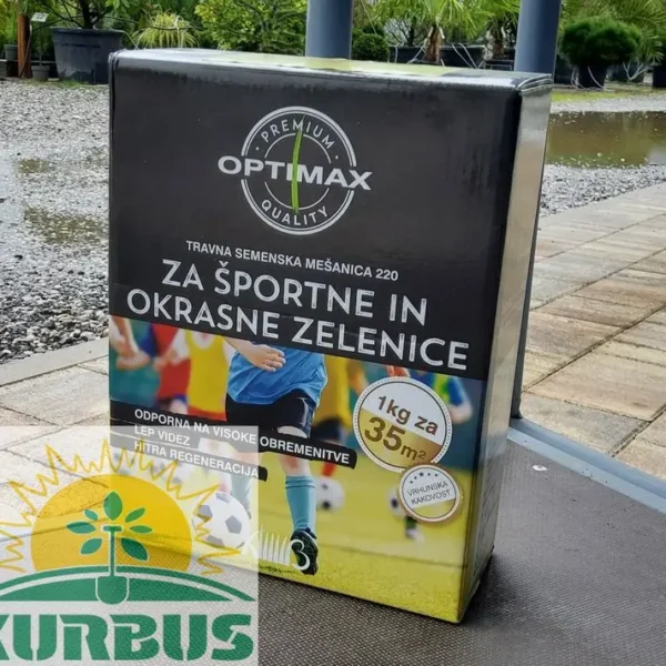 Travno seme Optimax za športne in okrasne zelenice št. 220