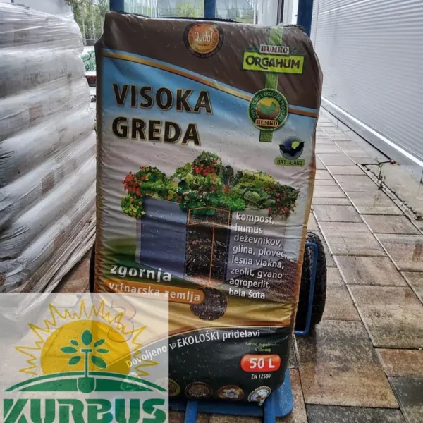 HUMKO Substrat za Dvignjeno Gredo 3 - Zgornji, Rastni Sloj