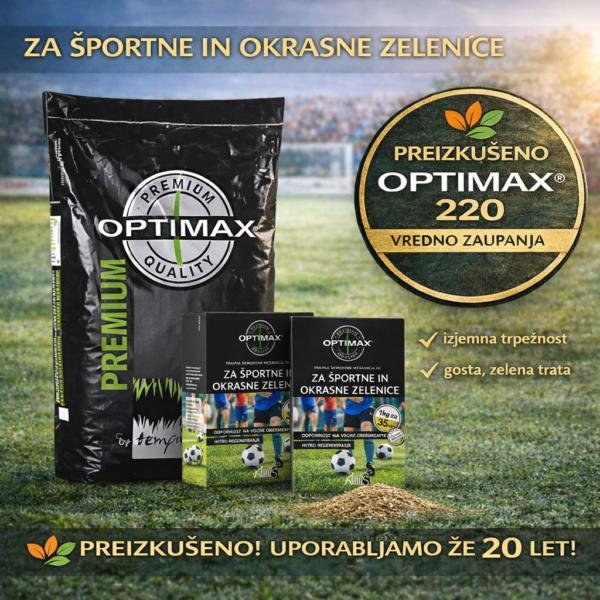 Travno seme Optimax za športne in okrasne zelenice št. 220
