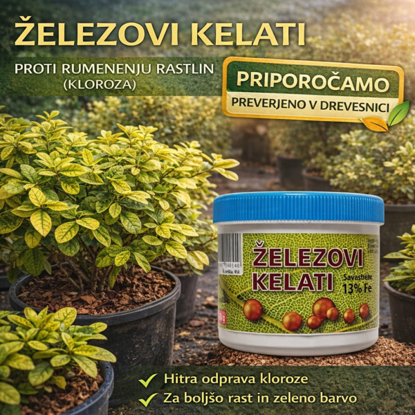 HUMKO Železovi kelati – proti rumenenju rastlin