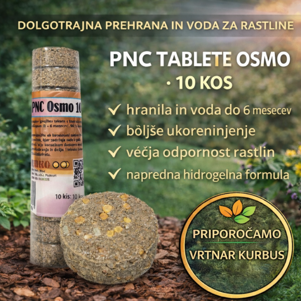 HUMKO PNC tablete OSMO – hidrogelne tablete za rastline (10 kos)