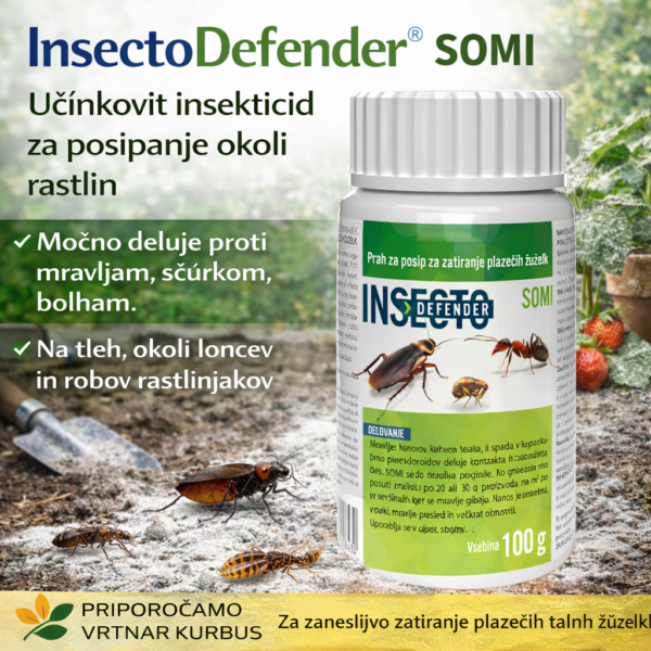 Insecto Defender SOMI – prah za zatiranje plazečih žuželk