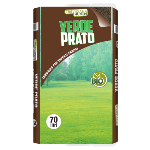 TRE-VERDE PRATO - Zemlja za travo 70 Litrov/Črna,s peskom, proti mahu